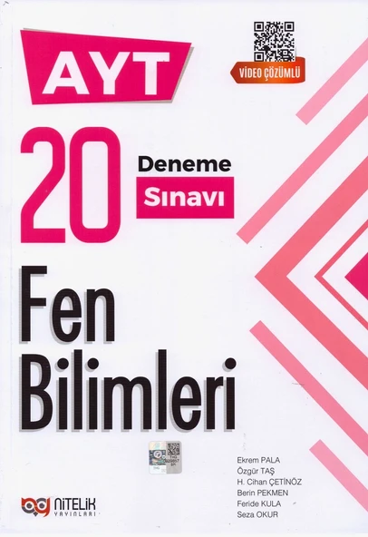 NİTELİK AYT FEN BİLİMLERİ 20 DENEME SINAVI ürün görseli 1