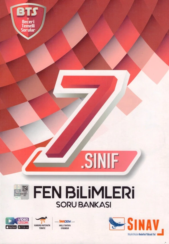 SINAV 7.SINIF BTS FEN BİLİMLERİ SORU BANKASI ürün görseli 1