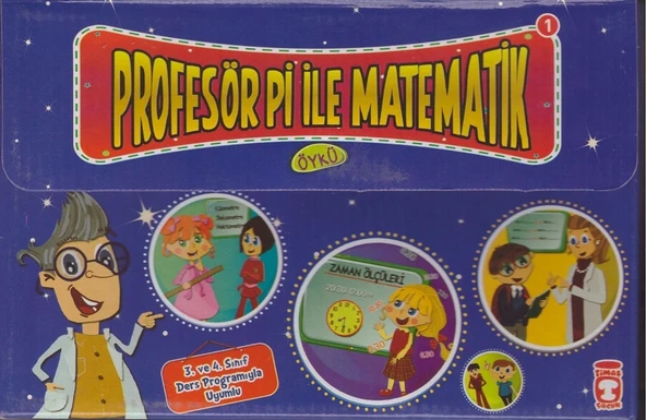 TİMAŞ PROFESÖR Pİ İLE MATEMATİK-1 ( 5 Kitap ) ürün görseli 1