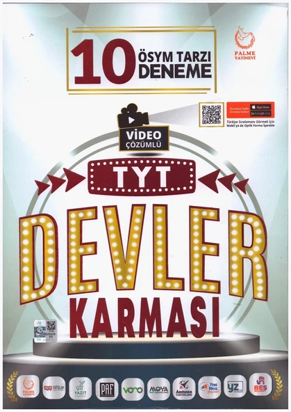 PALME TYT DEVLER KARMASI 10 DENEME SINAVI ürün görseli 1