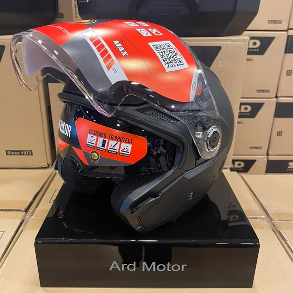 MT Cosmo Sv Solid A1 Mat Siyah Açık Kask - Resim 2