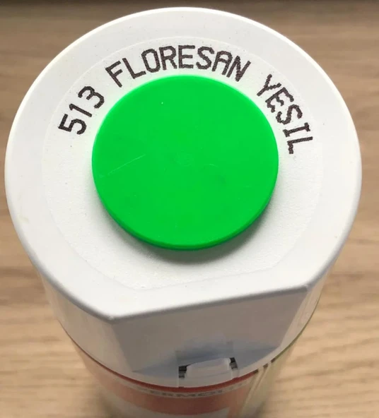 Akçalı Sprey Boya 400 ML Florosan Yeşil - Resim 2