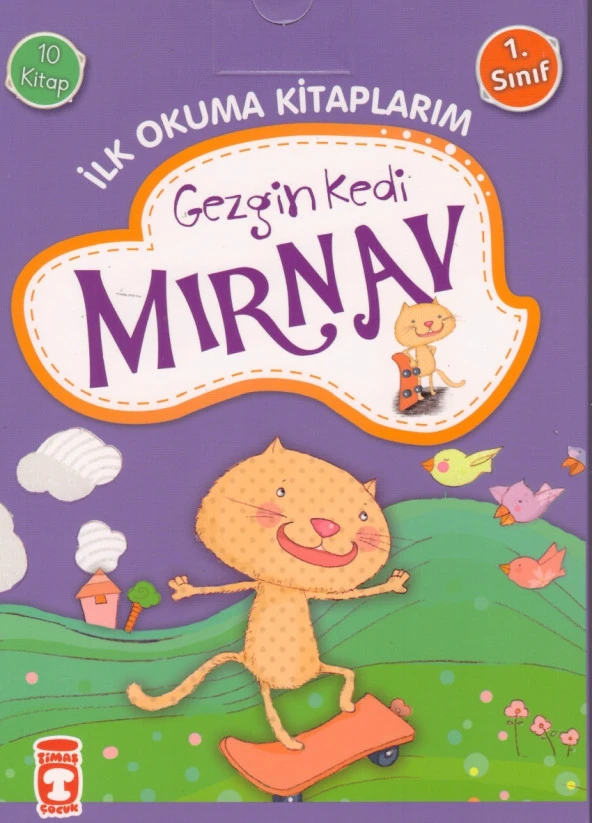 TİMAŞ GEZGİN KEDİ MIRNAV İLK OKUMA KİTAPLARIM ( 10 KİTAP ) ürün görseli 1