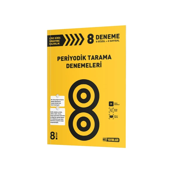 Hız 8. Deneme  Periyodik Tarama Denemeleri ürün görseli 1