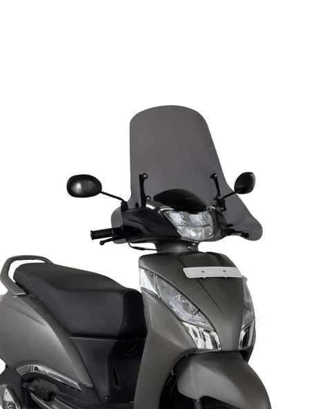 ABV TVS Jupiter 110-125 El Korumalı Füme Tur Camı 58x72 cm (23-26) + Bağlantı Ekipmanı ürün görseli 1