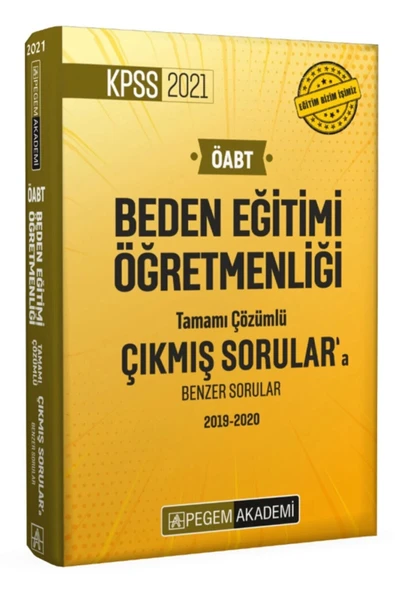 Pegem Öabt Beden Eğitimi Öğretmenliği 2019-2020 Çıkmış Sorular Cep Boy ürün görseli 1