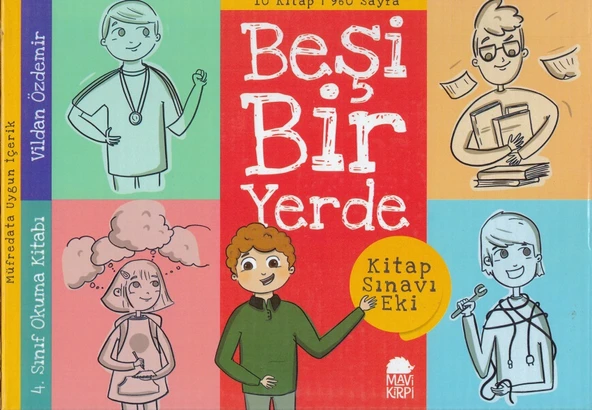 MAVİ KİRPİ BEŞİ BİR YERDE -4.SINIF SETİ ( 10 KİTAP ) ürün görseli 1