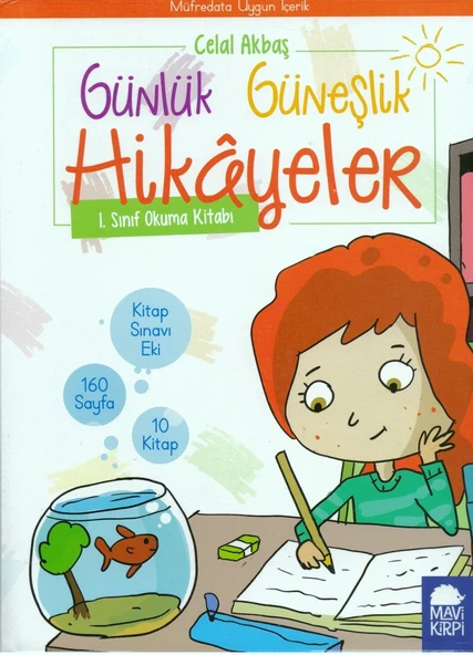 MAVİ KİRPİ GÜNLÜK GÜNEŞLİK HİKAYELER SETİ-1.SINIF ( KİTAP ) ürün görseli 1