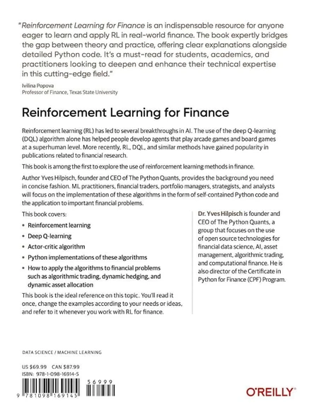 Reinforcement Learning for Finance: A Python-Based Introduction Yves Hilpisch - Resim 2
