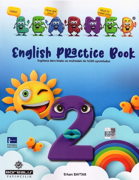 BOREALIS 2.SINIF LEARNED ENGLISH PRACTICE BOOK ürün görseli 1