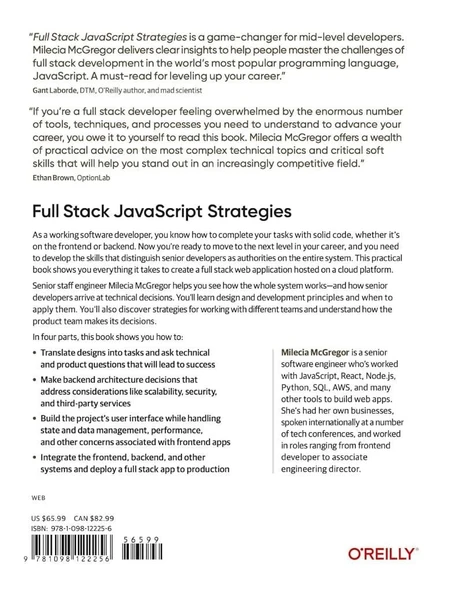 Full Stack JavaScript Strategies: The Hidden Parts Every Mid-Level Developer Needs to Know Milecia McGregor - Resim 2