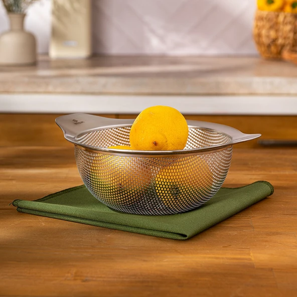 Emsan Stell Luxe Süzgeç Small 18 cm - Resim 2