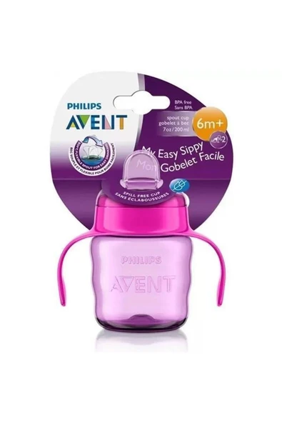 Philips Avent SCF551/03 Eğitici Bardak Kız 6Ay+ 200 ml ( Kolay İçilir ) ürün görseli 1