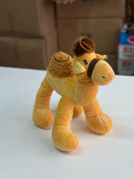Oyuncak Peluş Deve Bej Hardal 30 cm - Resim 8