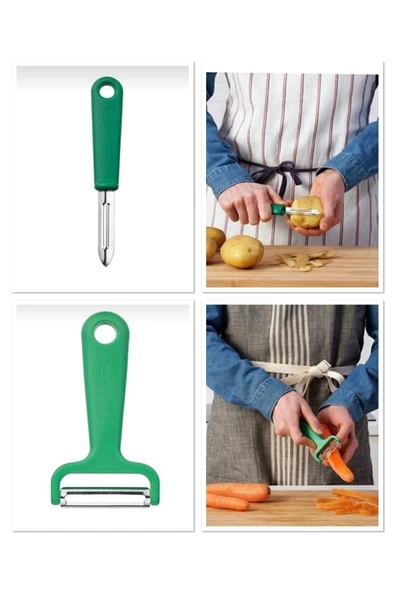 IKEA Düz Patates Soyacağı + Yan Soyacak Küçük Boy ürün görseli 1