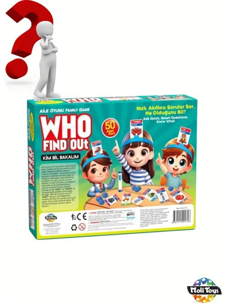 Moli Toys Molitoys Kim Bil Bakalım Bilgi Ve Zeka Oyunu(find Out Who) ürün görseli 1