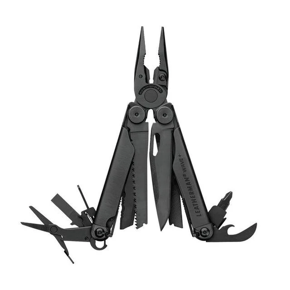 Leatherman Wave+ Black Penseli Multitool 18F Siyah ürün görseli 1