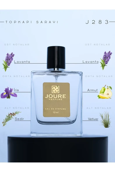 Joure J283 - Odunsu Pudralı Kokulu 50ml Kalıcı Edp Erkek Parfüm ürün görseli 1