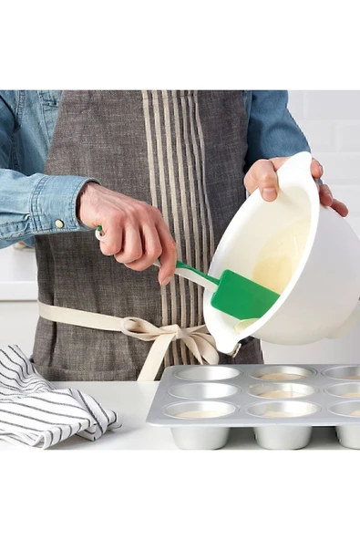 IKEA Gubbröra Spatula, Yeşil-beyaz - Resim 2
