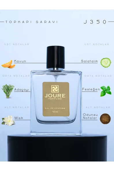 Joure J350 - Taze Baharatlar Meyveli Ferah Fresh Kokulu 50ml Kalıcı Edp Erkek Parfüm ürün görseli 1