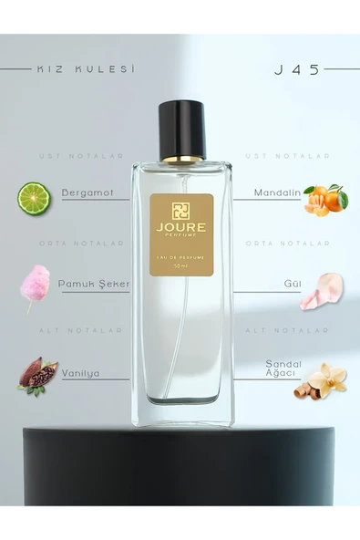 Joure J45 - Tatlı Pudralı Vanilya Kokulu 50ml Kalıcı Edp Kadın Parfüm ürün görseli 1