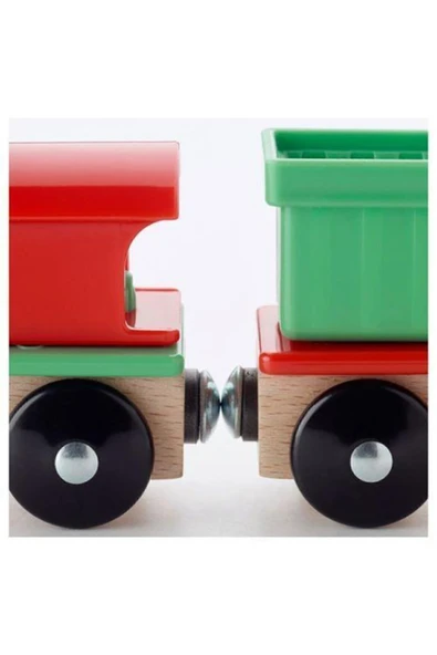 IKEA Lillabo Tren Seti, Çok Renkli ( 3 Parça) - Resim 5
