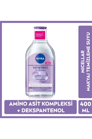 Nivea Micellar Yatıştırıcı Makyaj Temizleme Suyu 400 ml | Yüz, Göz ve Dudak İçin Hassas Temizlik ürün görseli 1
