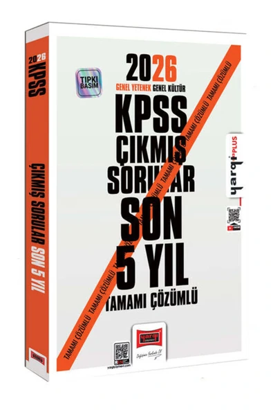 Yargı 2026 Kpss Gk Gy Son 5 Yıl Çıkmış Çözümlü sorular ürün görseli 1