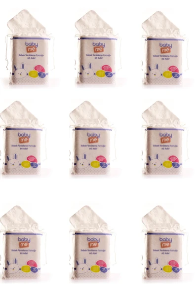 Baby&Me Bebek Temizleme Pamuğu 9X60 Adet ürün görseli 1