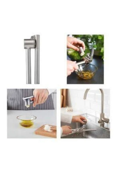 IKEA 2'li Çırpıcı+çelik Rende+çelik Sarımsak Ezici - Resim 4