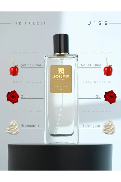 Joure J199 - Tatlı Amber Karamel Kokulu 50ml Çok Kalıcı Edp Kadın Parfüm ürün görseli 1