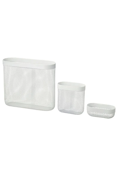IKEA Skadis Pano için Oval Sepet 3'lü ürün görseli 1
