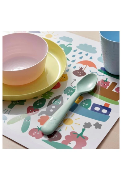 IKEA Kalas Pastel Tonlar 4 Adet Çocuk Kaşık Seti ürün görseli 1
