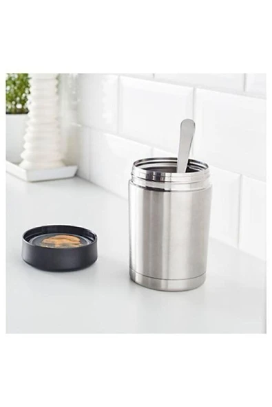 IKEA Yemek Termosu, Paslanmaz Çelik 0,5 Lt - Resim 2