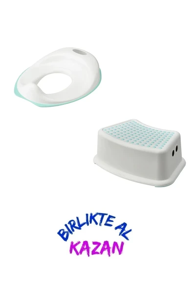 IKEA Çocuk Klozet Adaptörü ve  IKEA Försıktig Çocuk Basamağı Banyo Mutfak Yükseltme Taburesi ürün görseli 1