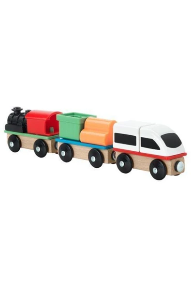 IKEA Lillabo Tren Seti, Çok Renkli ( 3 Parça) ürün görseli 1