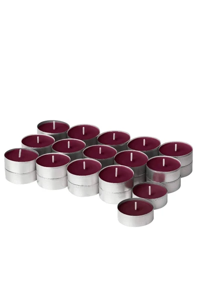 IKEA Störtskön Kırmızı 3.5 Saat Yabani Meyveler Kokulu Tealight Mum ürün görseli 1