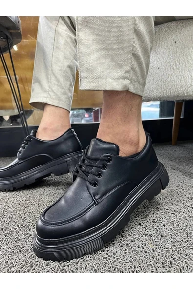 MODA USLUCAN ALIŞVERİŞ KB-X6 Kuback Kömür Cilt Günlük Erkek Ayakkabı ürün görseli 1