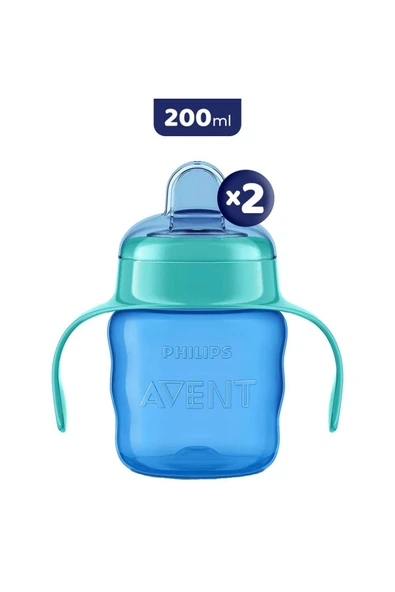 Philips Avent Eğitici Damlatmaz Bardak Erkek 6m+ 200 Ml X 2 ürün görseli 1