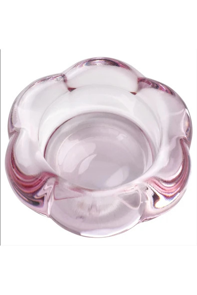 IKEA BLADFAGEL tealight mumluk, pembe, 3 cm ürün görseli 1