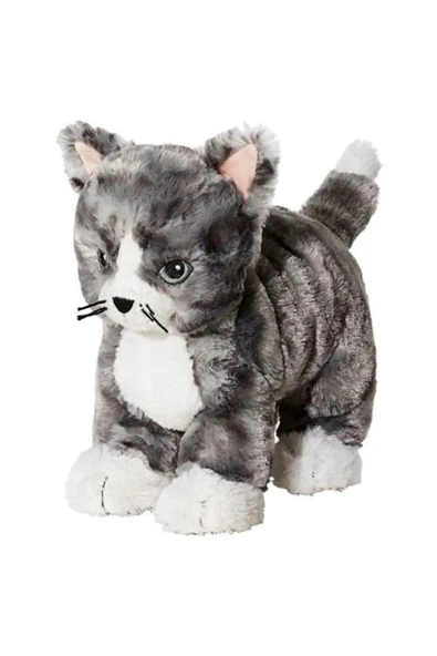 IKEA Lılleplutt Yumuşak Peluş Kedi Oyuncak Gri-beyaz ürün görseli 1