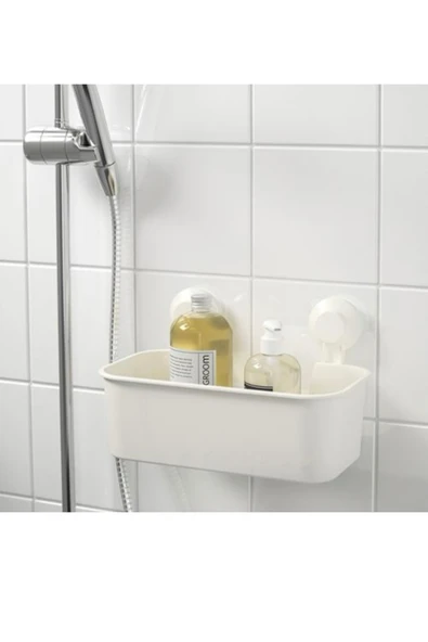 IKEA Tısken duş sepeti, beyaz - Resim 2