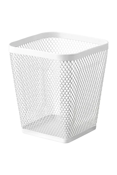 IKEA Metal Beyaz Masa Üstü Kalemlik ürün görseli 1