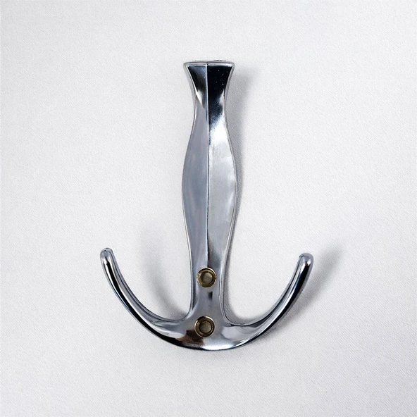 Yeniçeri Portmanto Askı Krom Metal Duvar Askılığı Şık Modern Vestiyer Mont Ceket Şapka Askısı ürün görseli 1