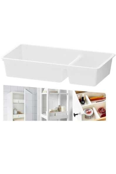 IKEA Bıllıngen Bölmeli Çekmece Içi Düzenleyici Beyaz ürün görseli 1