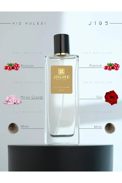 J195 - Floral Meyveli Ferah Kokulu 50ml Kalıcı Edp Kadın Parfüm ürün görseli 1
