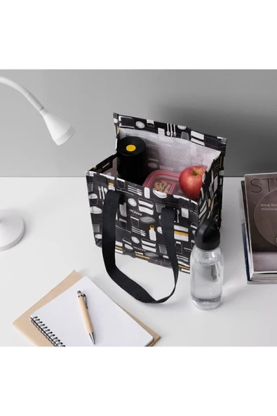 IKEA Fladdrıg Yemek Çantası Gri - Resim 4
