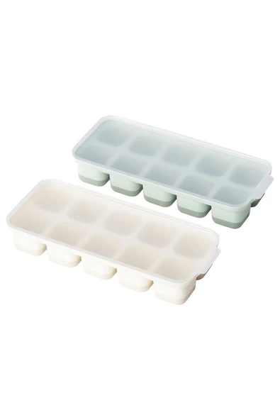 IKEA 20 cm SPJUTROCKA 2 Adet Renkli Kapaklı Buz Kalıbı Plastik ürün görseli 1