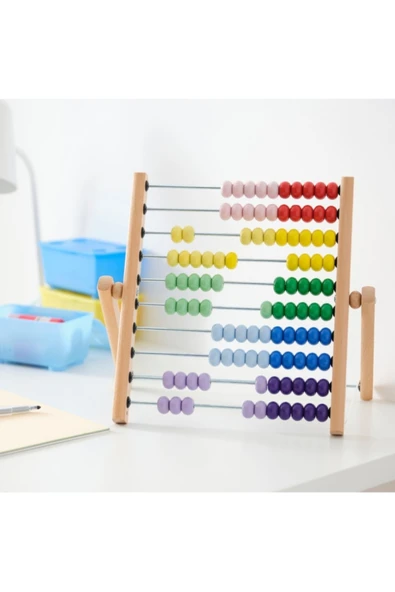 IKEA Ahşap Abaküs Çok Renkli Trendexpress 39 Cm ürün görseli 1