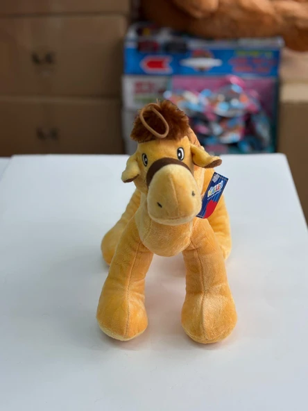 Oyuncak Peluş Deve Bej Hardal 30 cm - Resim 6